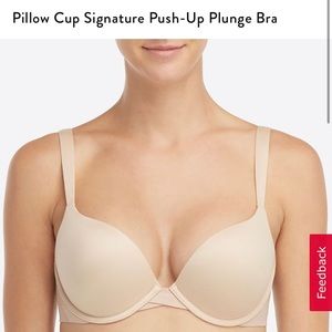 Spanx Pillow Cup Signature Plunge Push Up Bra, 34D